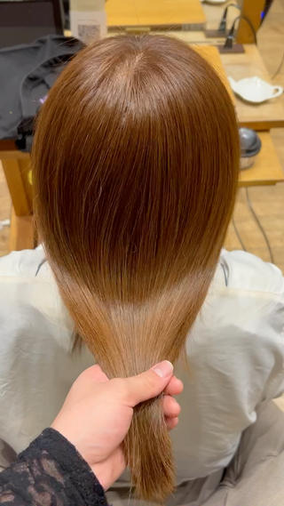 ミディアム きょうか 縮毛矯正モデル募集中のヘアスタイル