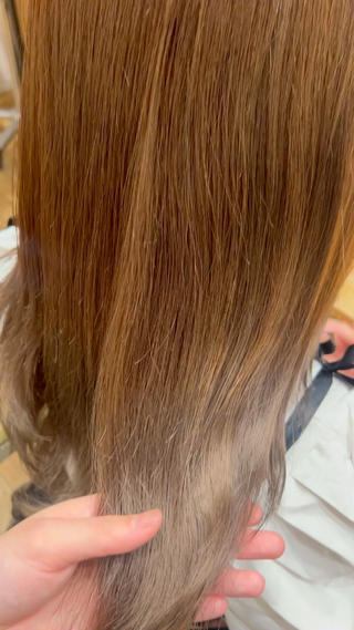 セミロング きょうか 縮毛矯正モデル募集中のヘアスタイル