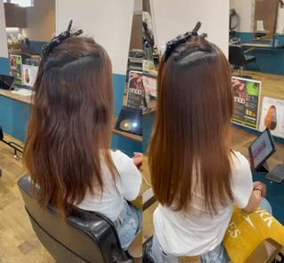 セミロング 福島 和弥のヘアスタイル