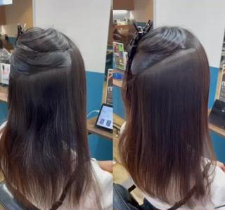 ミディアム 福島 和弥のヘアスタイル