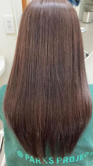 美髪矯正ストレート 