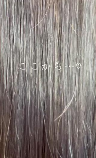 絶妙な色味のラベンダーホワイト♡
ブリーチ3回以上あると綺麗にお色が入ります