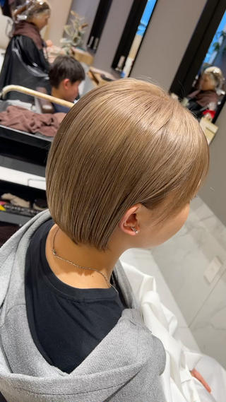 ショート カラー ルクール喜多町店 コムロのヘアスタイル