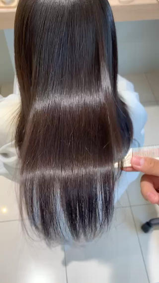 ミディアム レイヤー/韓国風/ 縮毛矯正/沖谷航のヘアスタイル