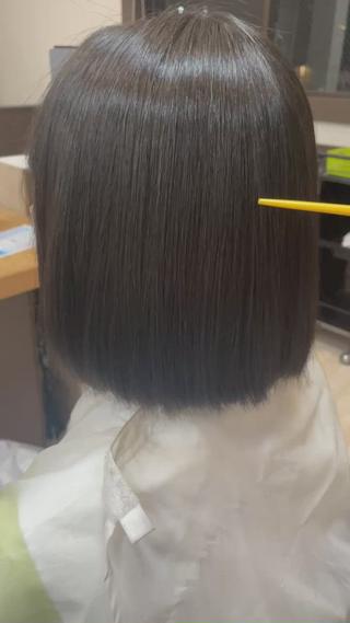 髪質改善ストレート