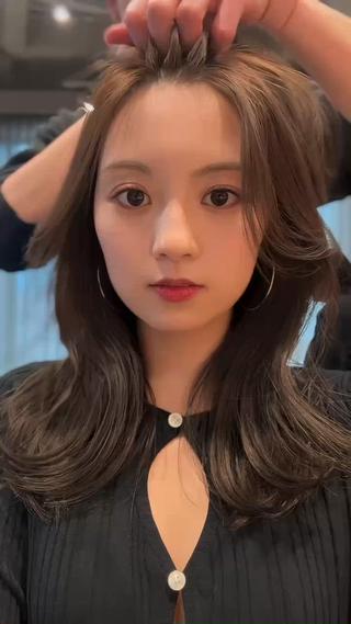 品のある毛流れレイヤー