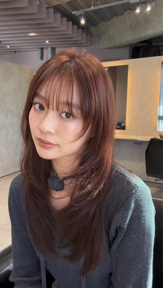 ️layer cut × orange brown️
柔らかく動きのあるレイヤーカット
カラーは暖かみのある10トーンのオレンジブラウン.