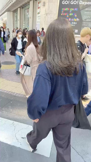 セミロング カラー スキバサミを使わない カット🌼唯🌼のヘアスタイル