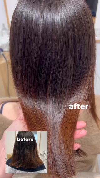 人気の髪質改善ストレートです髪の毛に負担をかけず優しく癖を伸ばし艶を出すストレートです!髪質改善ストレート後はカラーも可能です!
ご相談はご予約後のメッセージでお気軽にお問合せください!
Instagramからでもご相談可能です!
@moe__ster