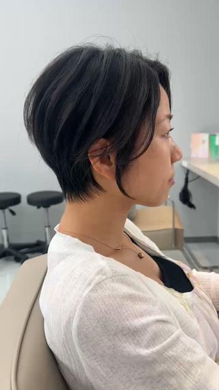 ショート 山﨑 燦人のヘアスタイル