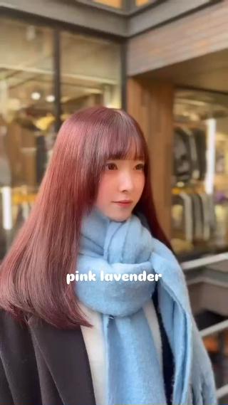 ロング 角田 萌夏のヘアスタイル