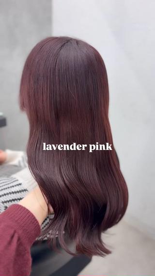 セミロング 角田 萌夏のヘアスタイル