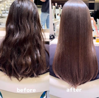 ロング 縮毛矯正特化 k-two土田陸登のヘアスタイル