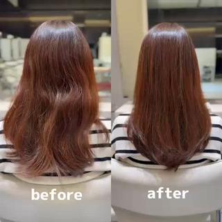 ロング 縮毛矯正特化 k-two土田陸登のヘアスタイル