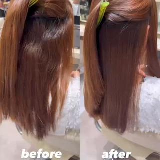 ロング 縮毛矯正特化 k-two土田陸登のヘアスタイル