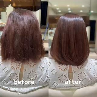 ミディアム 縮毛矯正特化 k-two土田陸登のヘアスタイル