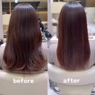 ロング 縮毛矯正特化 k-two土田陸登のヘアスタイル