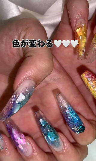 お任せデザイン
夏はカラフル！！



このデザイン予約は　
ジェルアートパーツ＋チップ長さだし10本＋ジェルロング料金

スカルプでご予約の場合は
スカルプアートパーツコース　（長さM以上は別途選択）
 