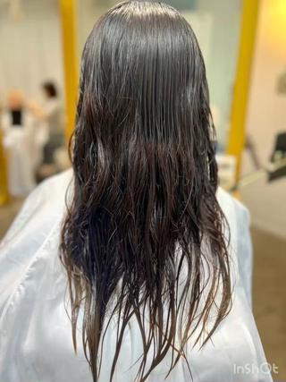 ロング カラー 縮毛矯正／レイヤー／ 🌼mizukiのヘアスタイル