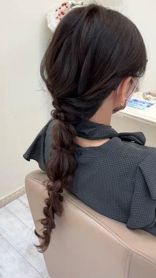 ロング 内田 龍樹のヘアスタイル