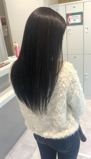 セミロング カラー 癖毛改善縮毛矯正 /中山なかやまのヘアスタイル