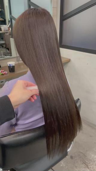 梅雨を乗り切る♡

髪質改善ストレート＋ケアカラー＋カット♡


 