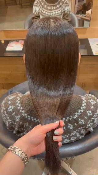 セミロング 円山/透明感カラー/ yurinaのヘアスタイル
