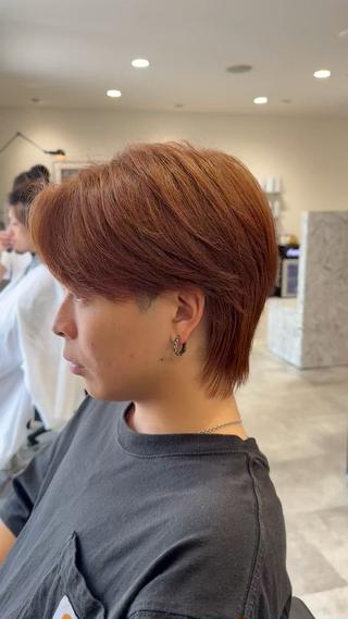 カラー メンズ Revo北安江店所属・での いっさのヘアスタイル