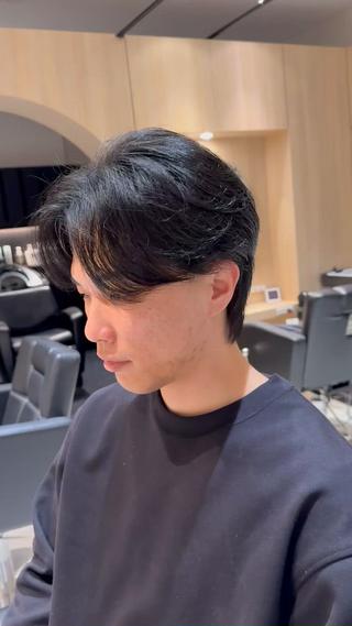 ショート パーマ Revo北安江店所属・での いっさのヘアスタイル