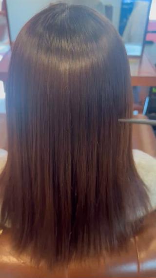 セミロング 安達 望のヘアスタイル