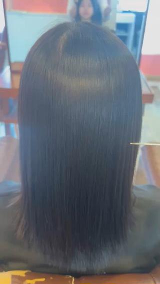 ミディアム 安達 望のヘアスタイル