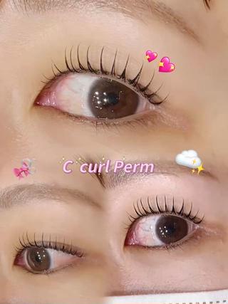 Cカールデザインパーマ
カール感もありつつしっかり上がってる感もある◎