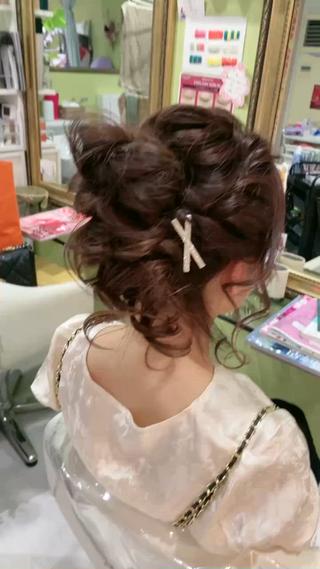 ヘアアレンジ 大宮美容室IKA エステサロンのマツエク・マツパデザイン