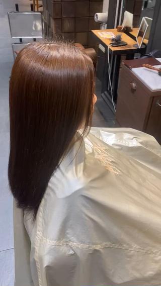 ロング カラー レイヤー/メンズ 矢津田侑のヘアスタイル
