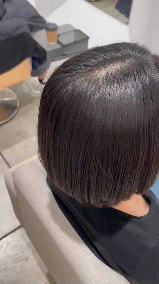 ミディアム 髪質改善＆美髪矯正 専門美容師:植原瑞樹のヘアスタイル