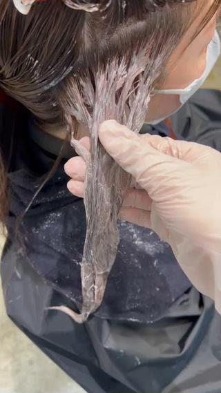 絶対可愛くなる秘密の調合でインナーカラー.