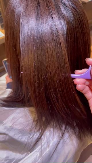 ミディアム モードケイズ塚口 河野髪質改善ioLuのヘアスタイル