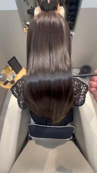 ロング カラー パーマ SALOWIN神戸三宮Suite店所属・神戸三宮美髪矯正 髪質改善特化★神田のヘアスタイル