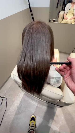ロング カラー パーマ SALOWIN神戸三宮Suite店所属・神戸三宮美髪矯正 髪質改善特化★神田のヘアスタイル