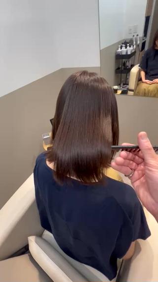 セミロング カラー パーマ SALOWIN神戸三宮Suite店所属・神戸三宮美髪矯正 髪質改善特化★神田のヘアスタイル