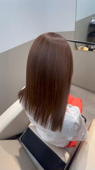 セミロング カラー パーマ SALOWIN神戸三宮Suite店所属・神戸三宮美髪矯正 髪質改善特化★神田のヘアスタイル