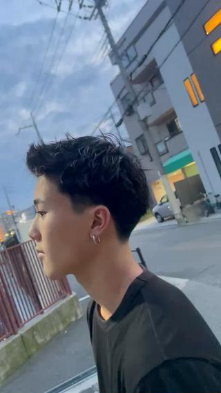 ショート メンズ 稲村 獅童のヘアスタイル