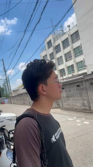 ショート メンズ 稲村 獅童のヘアスタイル