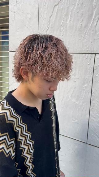 パーマ メンズ パーマ支持率No.1 ❤️‍🔥安成弾のヘアスタイル