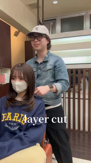 ワンカールできまるレイヤーカット
似合わせ重視のカットをさせていただきます！
安心してもらえるような雰囲気作りを、心がけてるのでお悩みがあればぜひ言ってください！

レイヤー
ハッシュカット
韓国風レイヤー
顔周りレイヤー
成田 