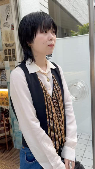 ミディアム カラー eri kinjoのヘアスタイル