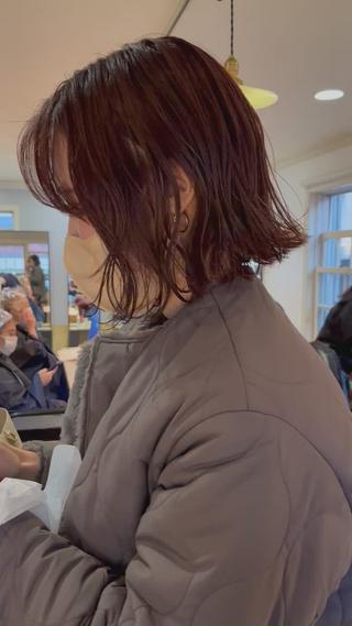 ショート カラー eri kinjoのヘアスタイル