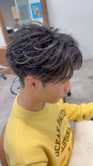 パーマ メンズ 中島 耀一朗のヘアスタイル