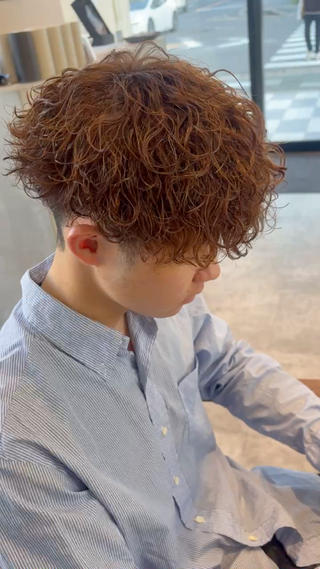 パーマ メンズ 中島 耀一朗のヘアスタイル