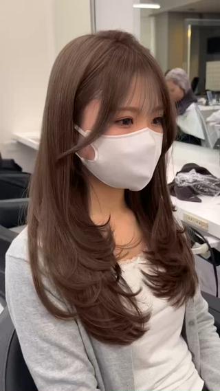 ロング 🤍透明感/韓国風/ レイヤー/優大🤍のヘアスタイル